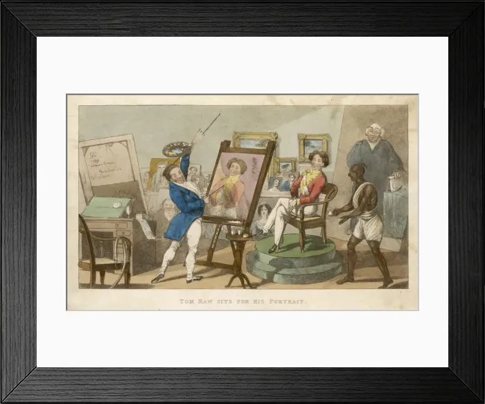 Framed Print : HIS PORTRAIT PAINTED