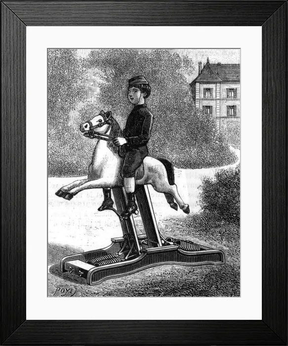 Framed Print : MANNINGS ROCKING HORSE Framed Print : MANNINGS ROCKING HORSE