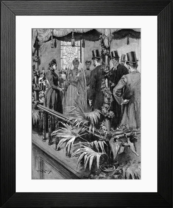 Framed Print : JEWISH WEDDING Framed Print : JEWISH WEDDING