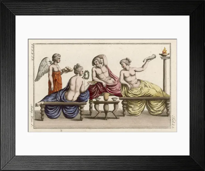 Framed Print : ROMAN LIGHT MEAL Framed Print : ROMAN LIGHT MEAL