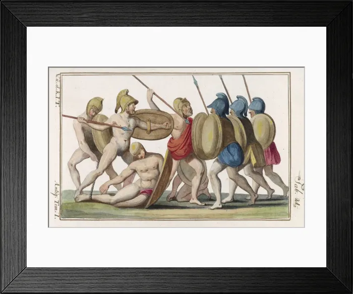 Framed Print : TROJAN WAR - FIGHTING Framed Print : TROJAN WAR - FIGHTING