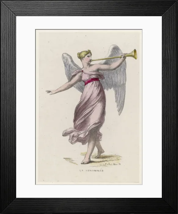 Framed Print : Myth - Classical Myth - Fama Framed Print : Myth - Classical Myth - Fama