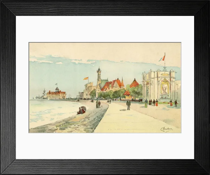 Framed Print : CHICAGO EXHIBITION - 1 Framed Print : CHICAGO EXHIBITION - 1