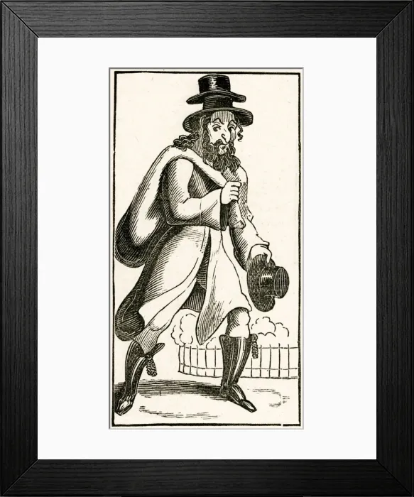 Framed Print : Street trader - second-hand clothes 1876 Framed Print : Street trader - second-hand clothes 1876