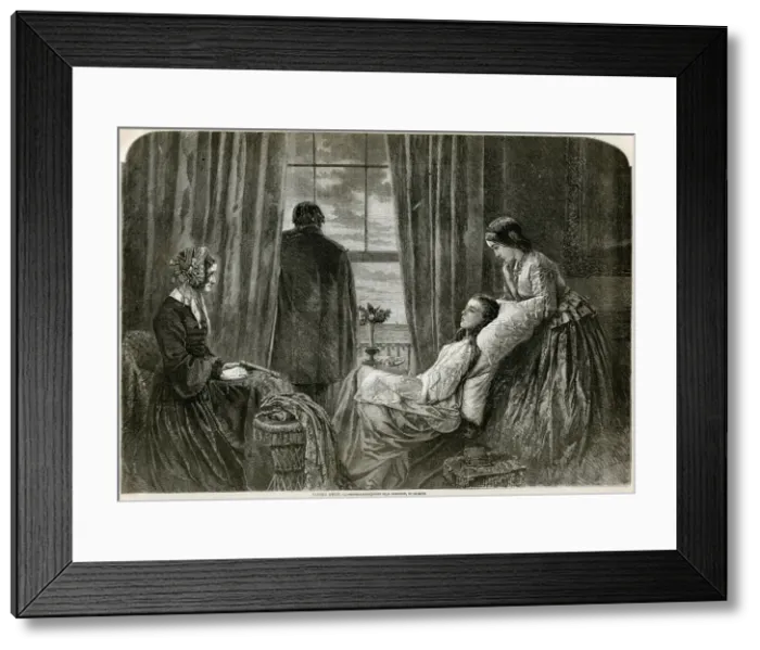 Framed Print : Fading away 1858 Framed Print : Fading away 1858