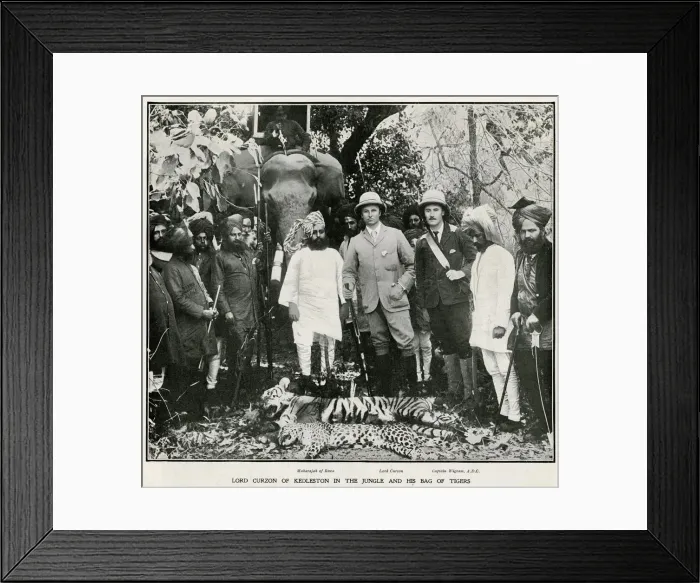 Framed Print : Lord Curzon in India Framed Print : Lord Curzon in India