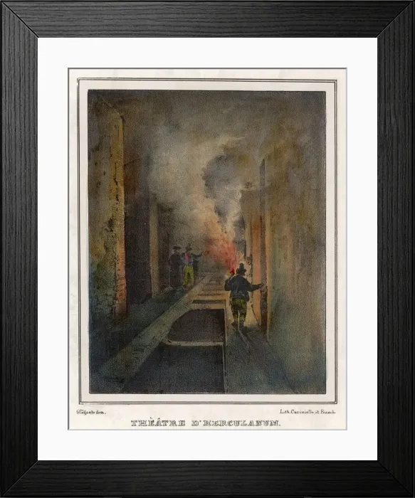 Framed Print : Tourism - Herculaneum Framed Print : Tourism - Herculaneum