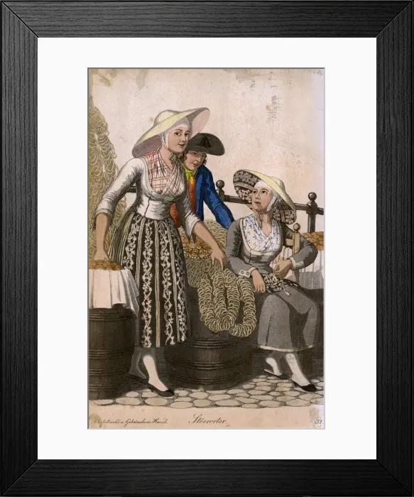 Framed Print : GERMAN PRETZEL SELLER Framed Print : GERMAN PRETZEL SELLER