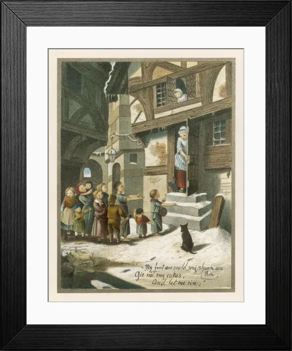 Framed Print : Manx New Year Custom Framed Print : Manx New Year Custom