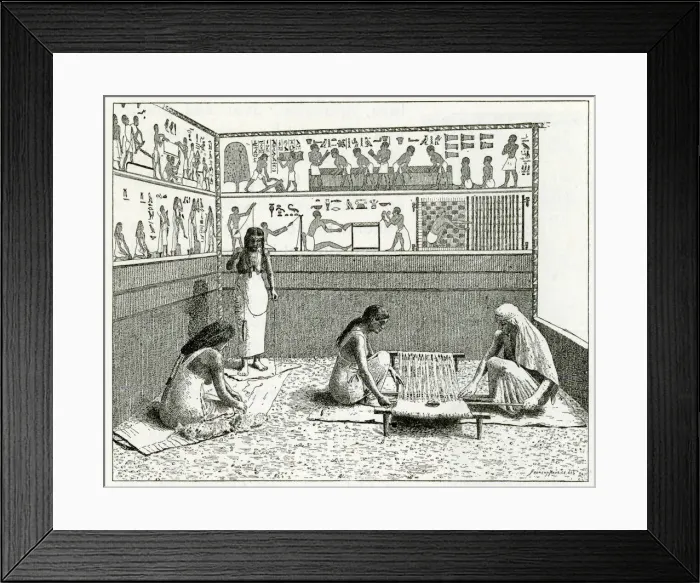 Framed Print : Egypt - Spinning Framed Print : Egypt - Spinning