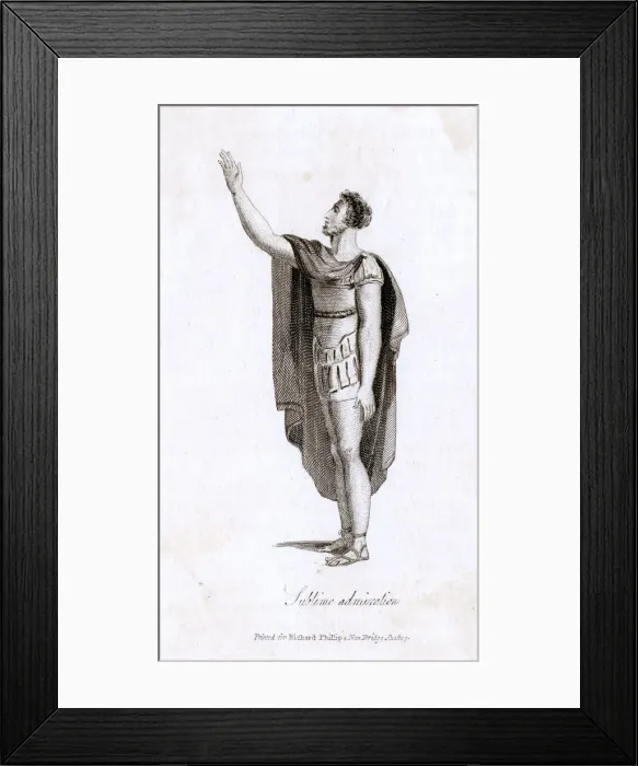 Framed Print : STAGE GESTURE / ADMIRATION Framed Print : STAGE GESTURE / ADMIRATION