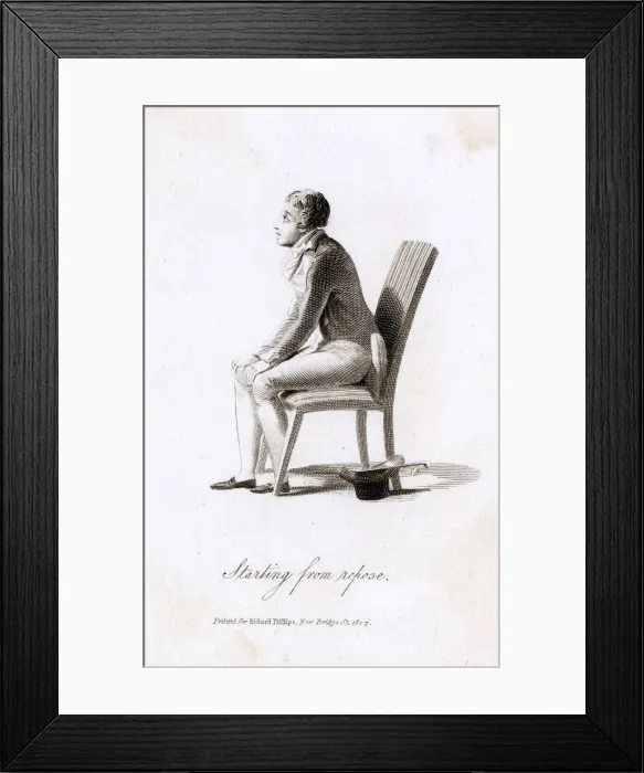 Framed Print : STAGE GESTURE / STARTING Framed Print : STAGE GESTURE / STARTING