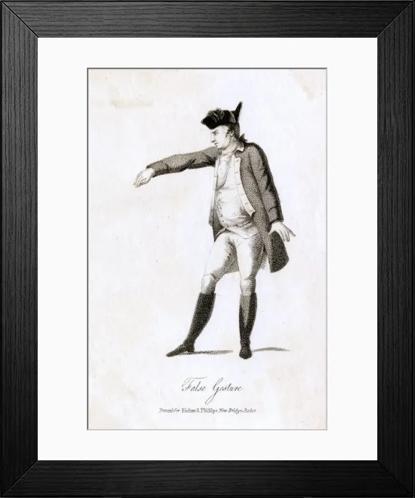 Framed Print : STAGE GESTURE / FALSE Framed Print : STAGE GESTURE / FALSE