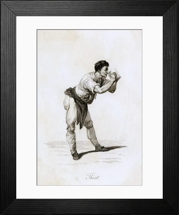 Framed Print : STAGE GESTURE / THIRST Framed Print : STAGE GESTURE / THIRST