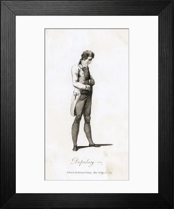 Framed Print : STAGE GESTURE / DESPONDENT Framed Print : STAGE GESTURE / DESPONDENT