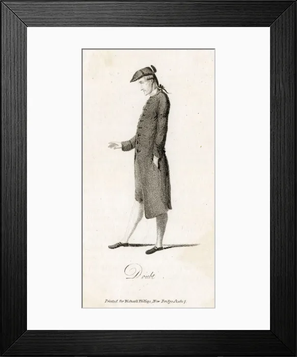 Framed Print : STAGE GESTURE / DOUBT Framed Print : STAGE GESTURE / DOUBT