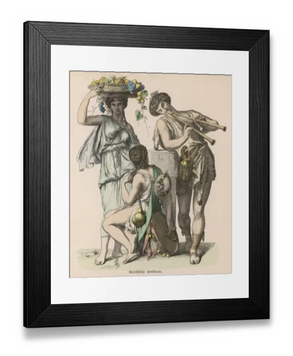 Framed Print : GREECE / COUNTRYFOLK Framed Print : GREECE / COUNTRYFOLK
