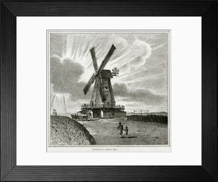 Framed Print : RAMSGATE WINDMILL 1817 Framed Print : RAMSGATE WINDMILL 1817