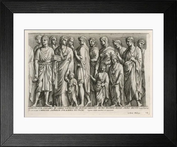 Framed Print : Ancient Roman Citizens Framed Print : Ancient Roman Citizens