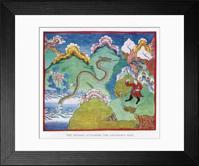 Framed Print : Tibetan Dragon Framed Print : Tibetan Dragon