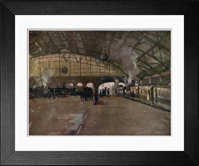 Framed Print : Lime Street, Liverpool station 1907 Framed Print : Lime Street, Liverpool station 1907