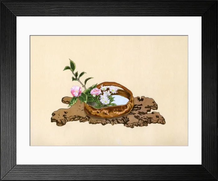 Framed Print : JAPANESE ARRANGEMENT - 3 Framed Print : JAPANESE ARRANGEMENT - 3