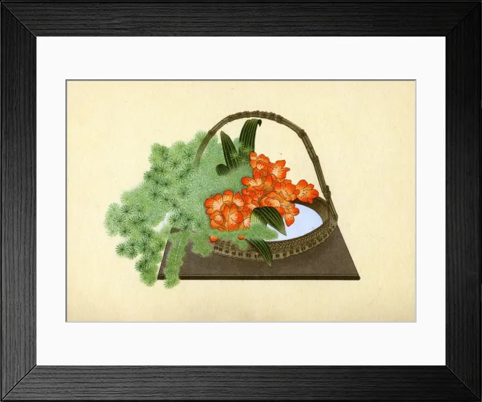 Framed Print : JAPANESE ARRANGEMENT - 4 Framed Print : JAPANESE ARRANGEMENT - 4