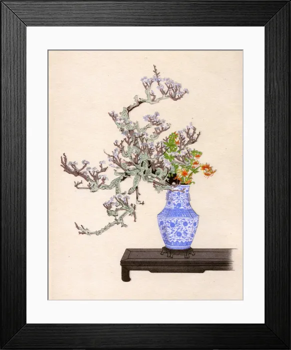 Framed Print : JAPANESE ARRANGEMENT - 9 Framed Print : JAPANESE ARRANGEMENT - 9