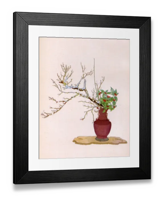 Framed Print : JAPANESE ARRANGEMENT -14 Framed Print : JAPANESE ARRANGEMENT -14