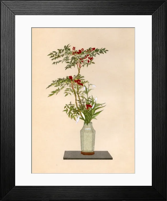 Framed Print : JAPANESE ARRANGEMENT -15 Framed Print : JAPANESE ARRANGEMENT -15