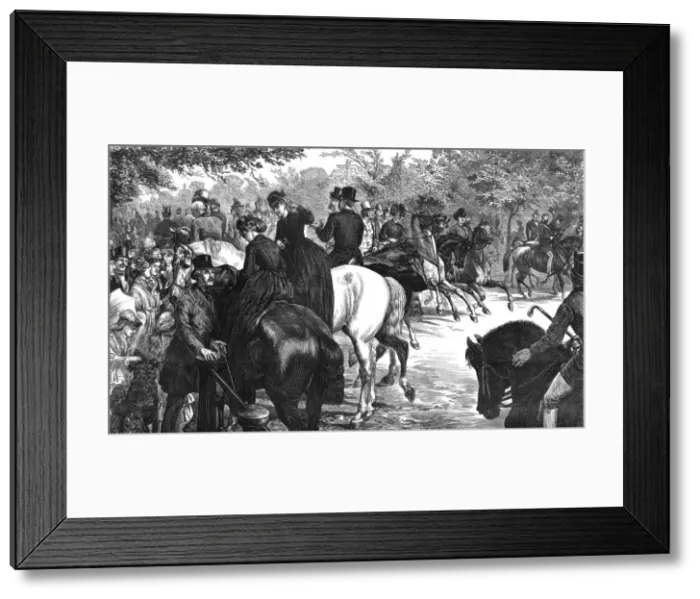 Framed Print : ROTTEN ROW IN SEASON Framed Print : ROTTEN ROW IN SEASON