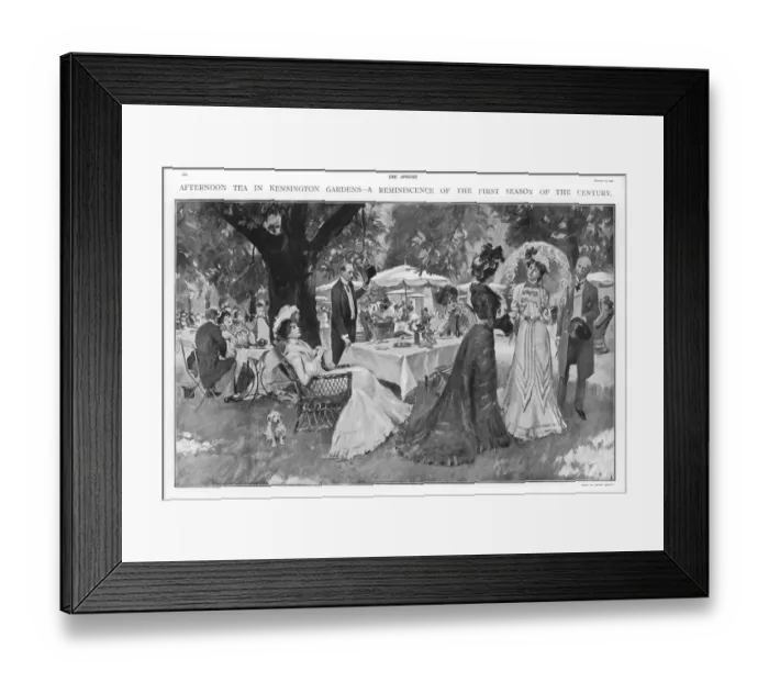 Framed Print : TEA, KENSINGTON GARDENS