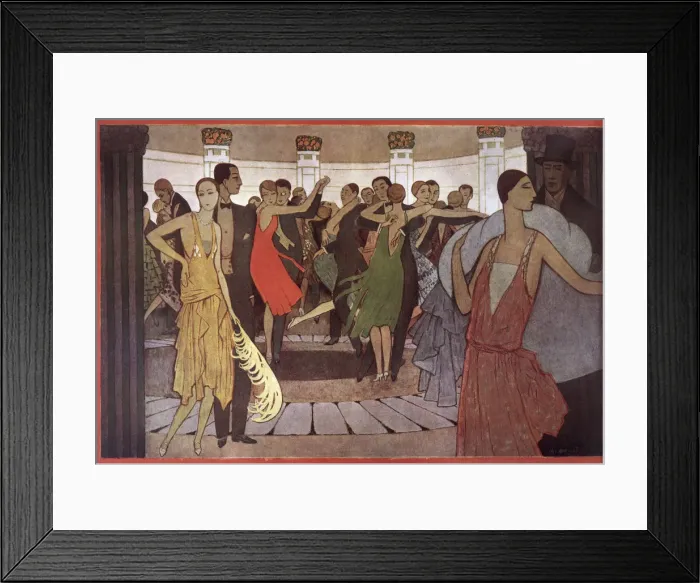 Framed Print : A Montmartre Dancing Framed Print : A Montmartre Dancing