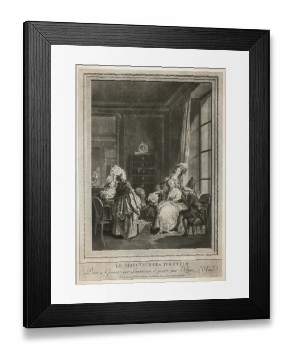 Framed Print : 18THC FRNC / TOILETTE Framed Print : 18THC FRNC / TOILETTE
