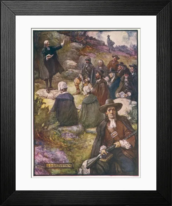 Framed Print : Presbyterian Worshippers Framed Print : Presbyterian Worshippers