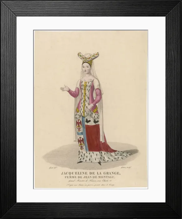 Framed Print : Jacqueline - French - Lante Framed Print : Jacqueline - French - Lante
