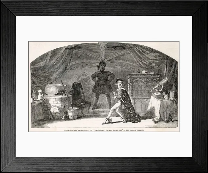 Framed Print : FRANKENSTEIN / BROUGH Framed Print : FRANKENSTEIN / BROUGH