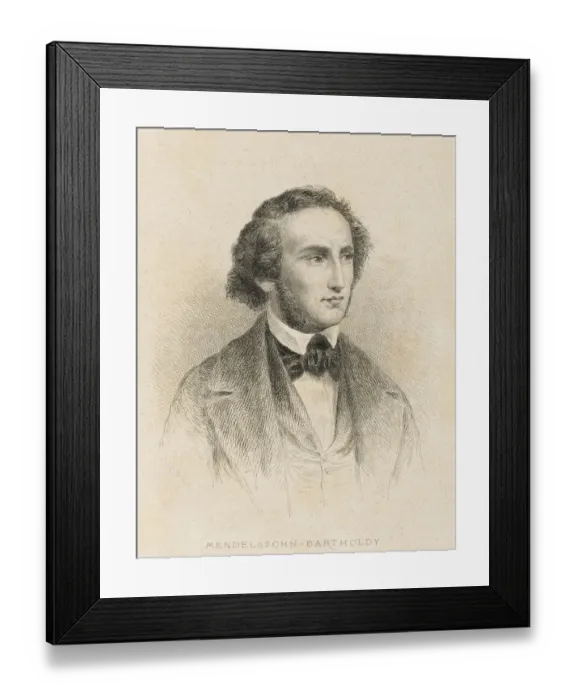 Framed Print : FELIX MENDELSSOHN Framed Print : FELIX MENDELSSOHN