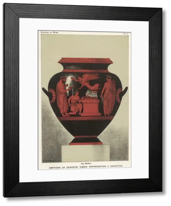 Framed Print : ANCIENT ITALIAN ANPHORA Framed Print : ANCIENT ITALIAN ANPHORA