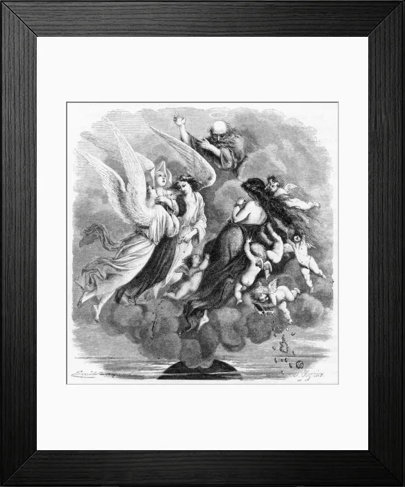 Framed Print : NUN & CHORUS-GIRL NUN & CHORUS-GIRL Framed Print : NUN & CHORUS-GIRL NUN & CHORUS-GIRL