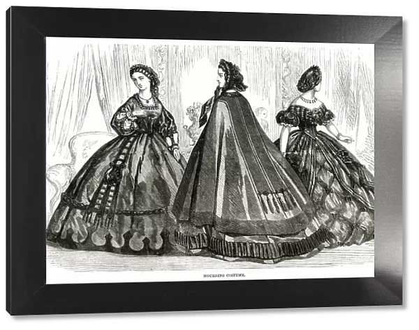 Mourning dress 1861