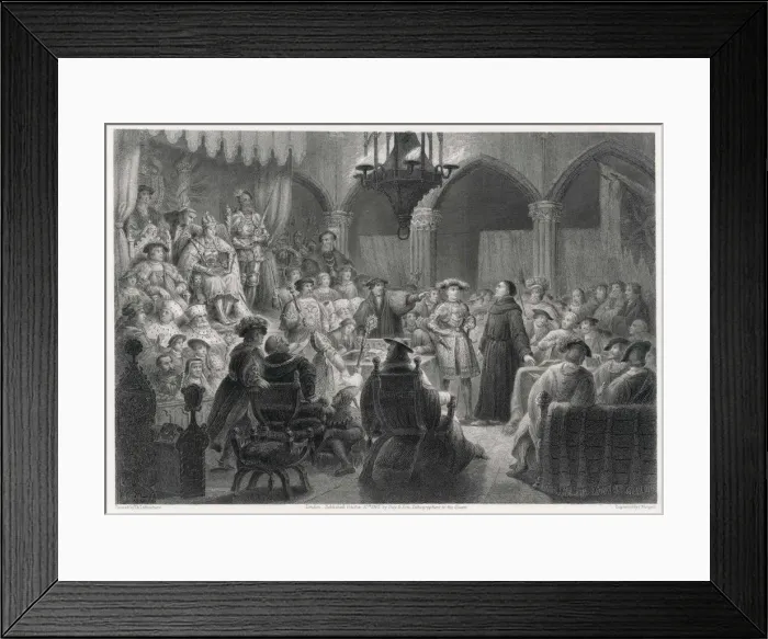Framed Print : LUTHER AT DIET OF WORMS Framed Print : LUTHER AT DIET OF WORMS