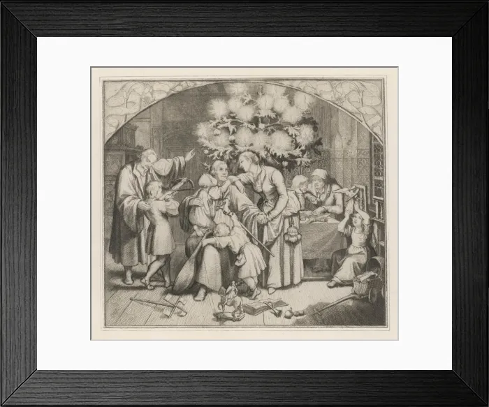Framed Print : XMAS AT THE LUTHERS Framed Print : XMAS AT THE LUTHERS
