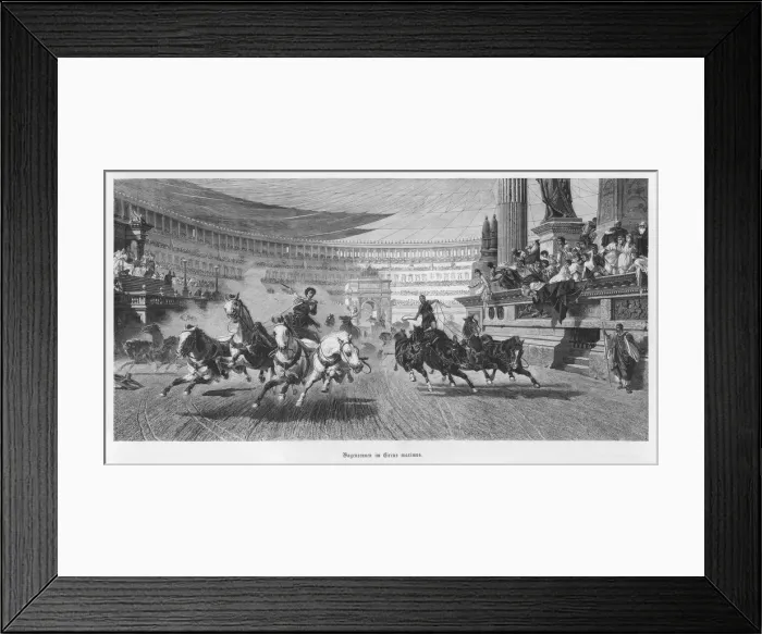 Framed Print : Chariot Race Framed Print : Chariot Race