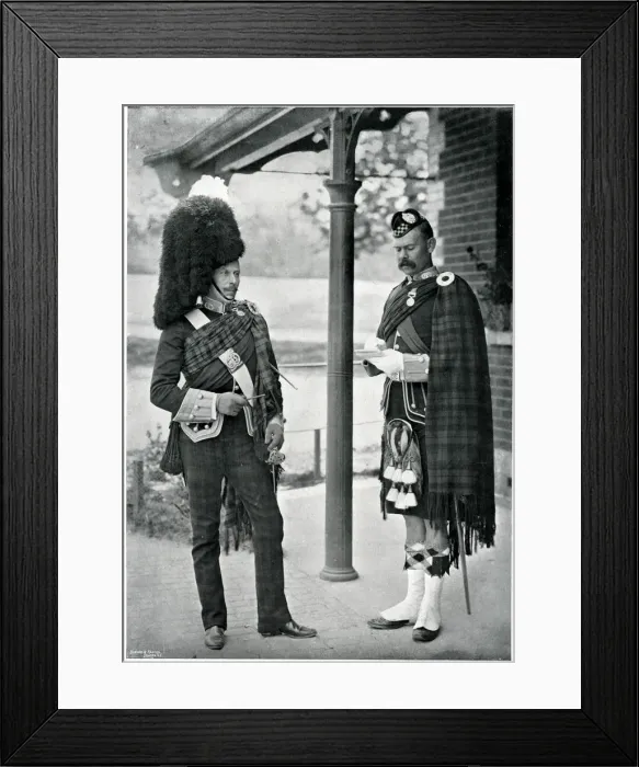 Framed Print : ARGYLL HIGHLANDERS / 1895 Framed Print : ARGYLL HIGHLANDERS / 1895