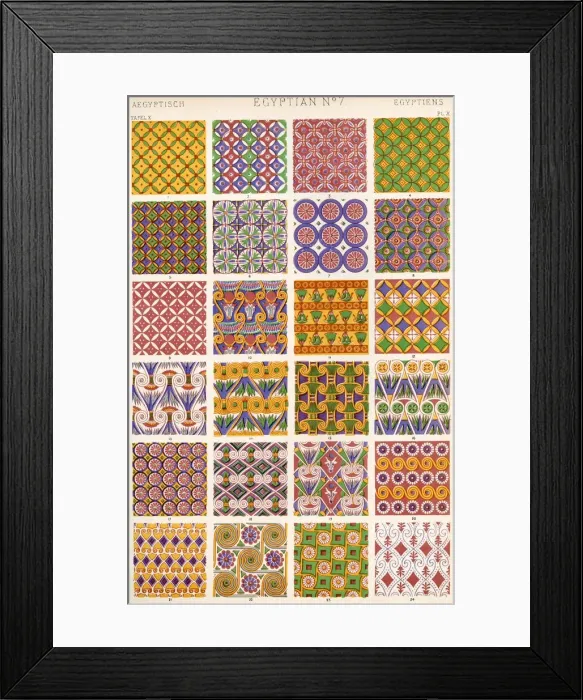 Framed Print : OWEN JONES EGYPTIAN 10 Framed Print : OWEN JONES EGYPTIAN 10
