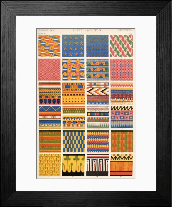 Framed Print : OWEN JONES EGYPTIAN 11 Framed Print : OWEN JONES EGYPTIAN 11