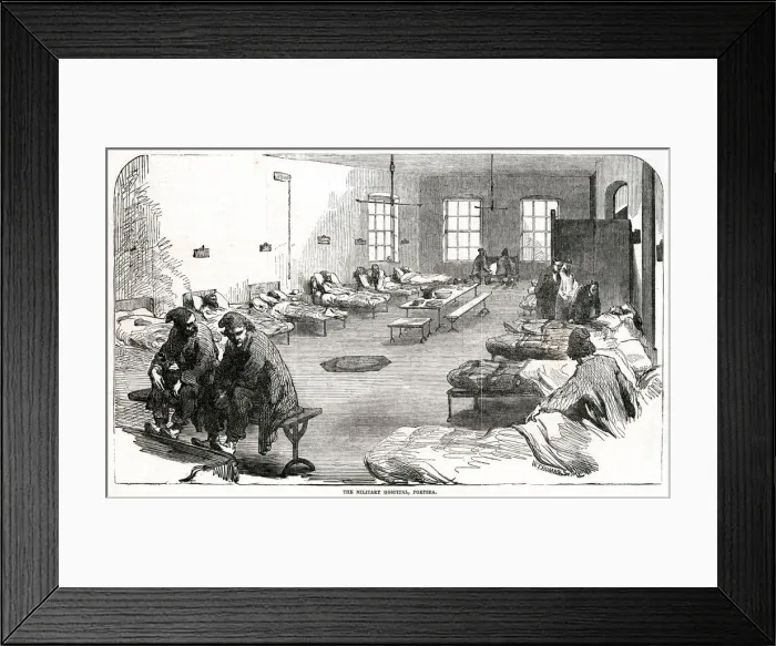 Framed Print : Military Hospital 1855 Framed Print : Military Hospital 1855