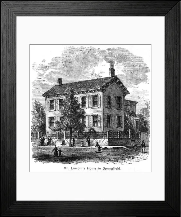 Framed Print : LINCOLN / SPRINGFIELD Framed Print : LINCOLN / SPRINGFIELD