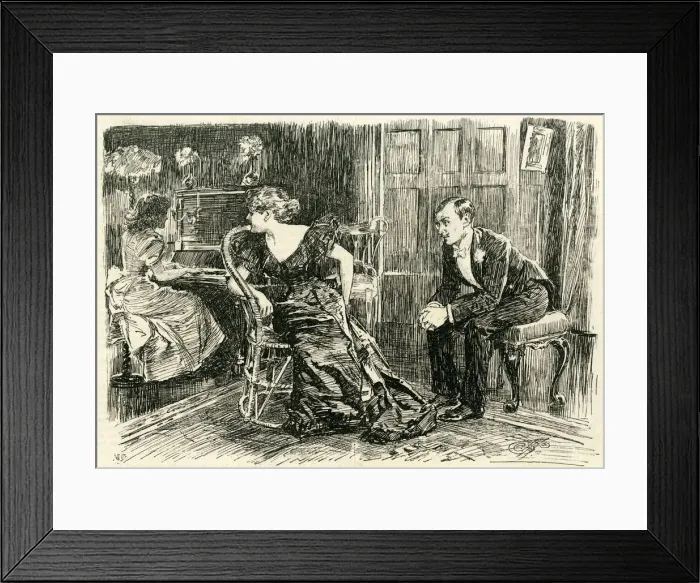 Framed Print : Cartoon, music of Richard Wagner Framed Print : Cartoon, music of Richard Wagner